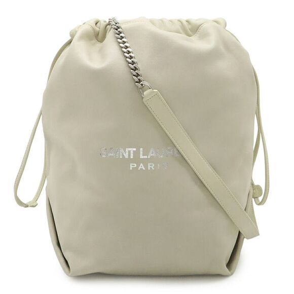 Saint Laurent TEDDY POCHON Leather Shoulder Bag - Picture 1 of 8